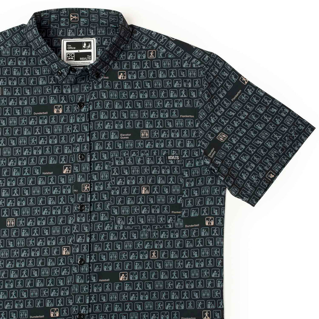 RSVLTS Scranton Olympiad KUNUFLEX Short Sleeve Shirt — front view