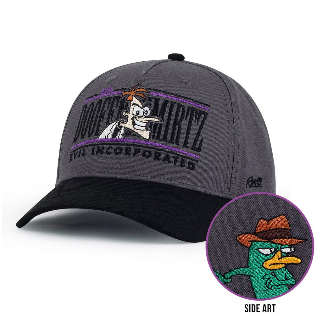 RSVLTS Doofenshmirtz Evil Incorporated 5-Panel Hat — front view