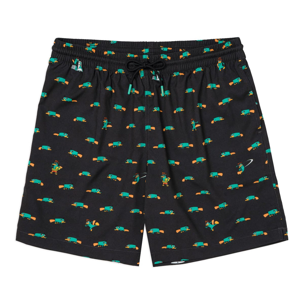 RSVLTS Semi-Aquatic Egg-Laying Mammal of Action Hybrid Shorts — front view