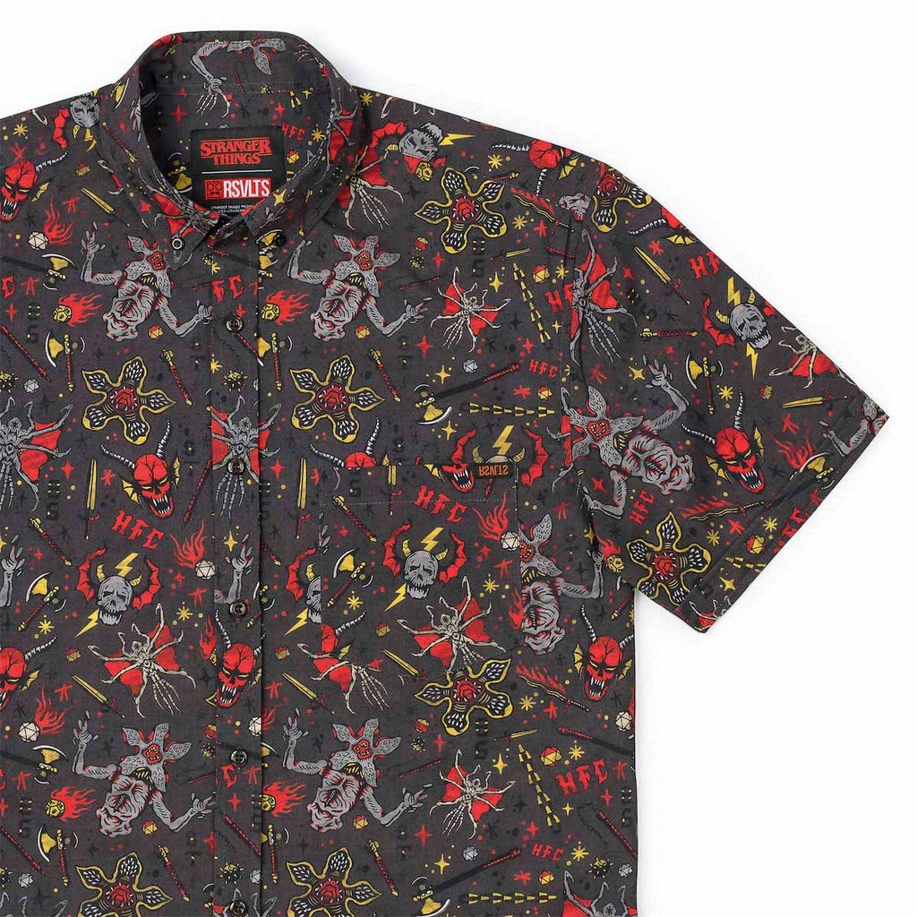 RSVLTS Hellfire Club KUNUFLEX Short Sleeve Shirt — front view