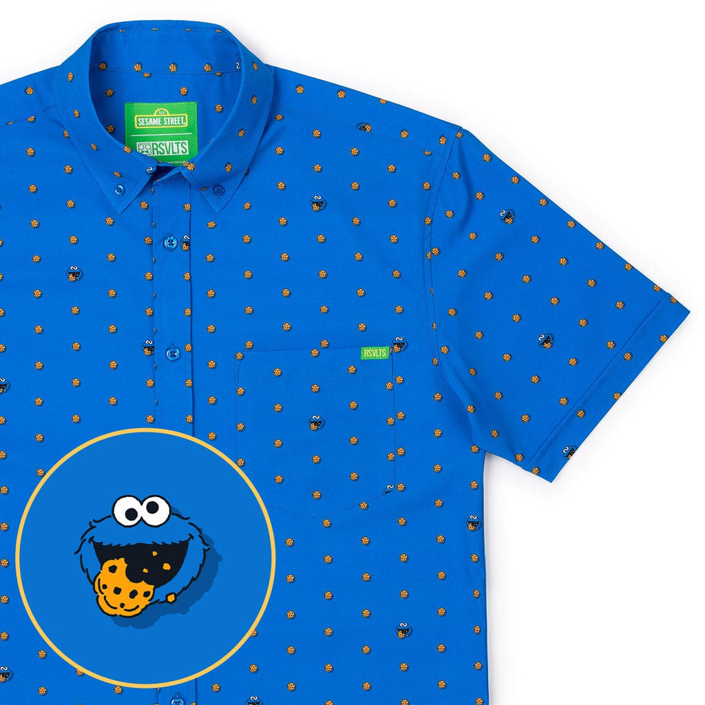 RSVLTS Me Want Cookie! KUNUFLEX Short Sleeve Shirt — front view