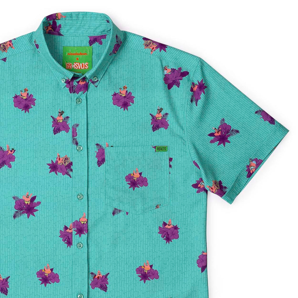 RSVLTS No, This Is PATRICK! KUNUFLEX Short Sleeve Shirt — front view