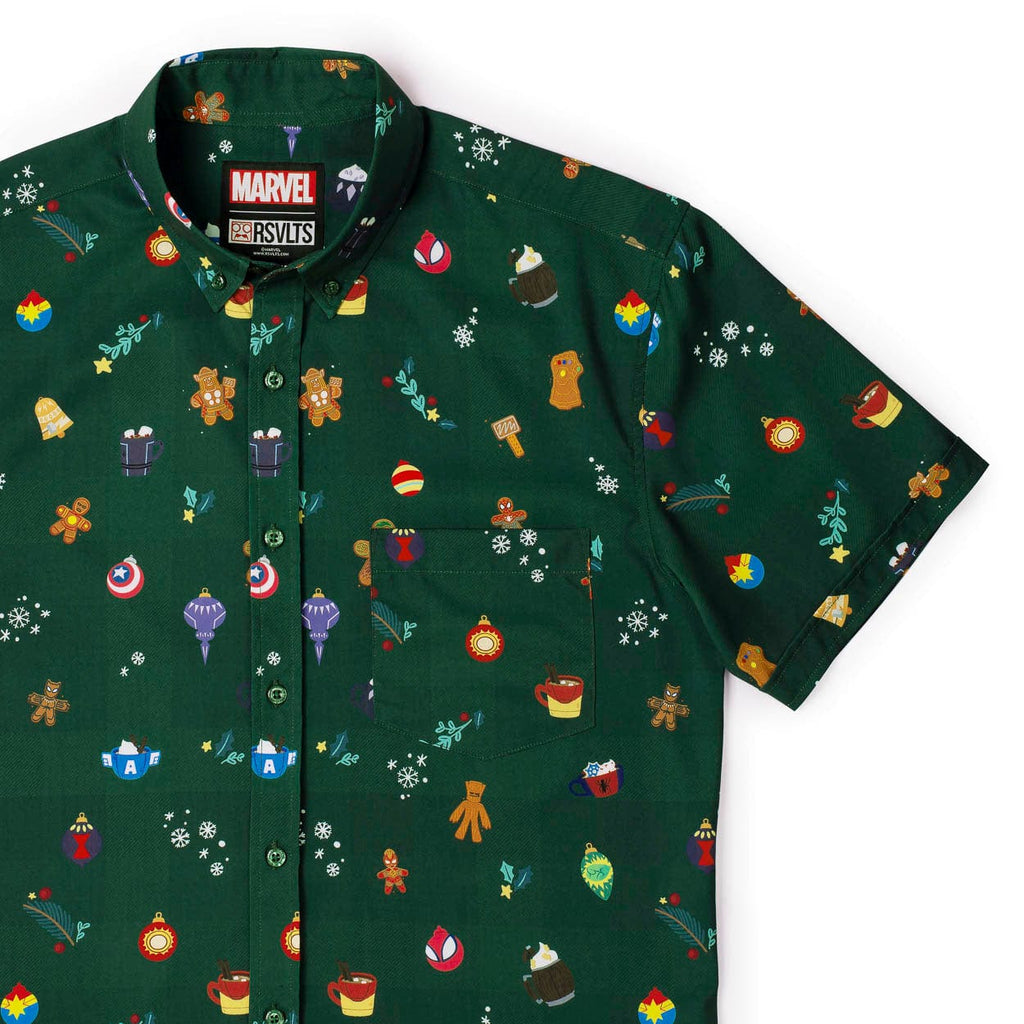 RSVLTS Heroic Holiday KUNUFLEX Short Sleeve Shirt — front view