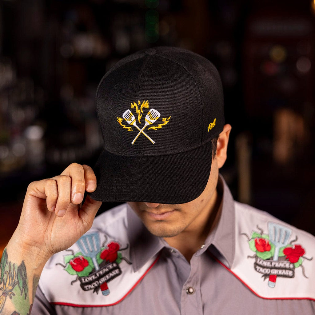 RSVLTS Flame Grillin' TLB Hat — front view