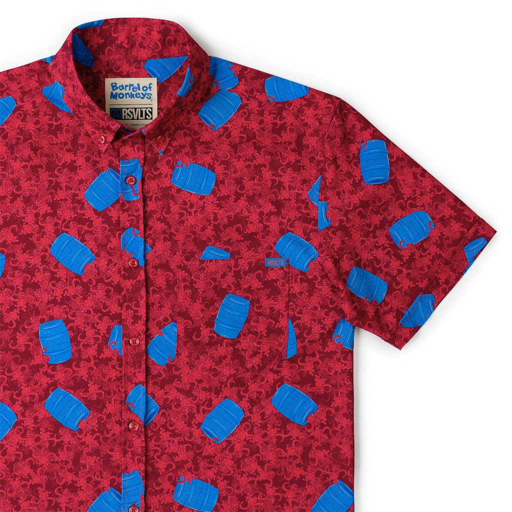 RSVLTS Monkeyin’ Around KUNUFLEX Short Sleeve Shirt — front view