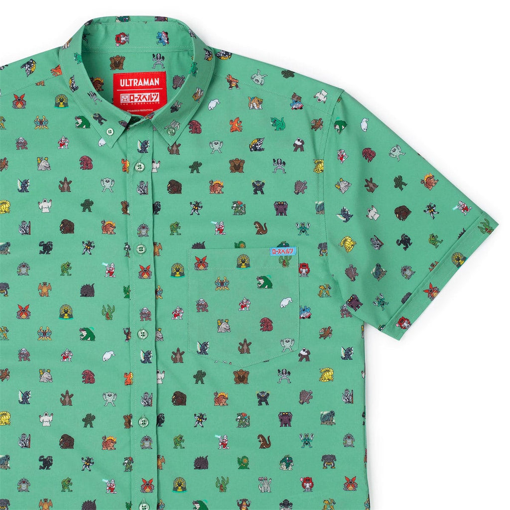 RSVLTS Tiny Tokusatsu KUNUFLEX Short Sleeve Shirt — front view