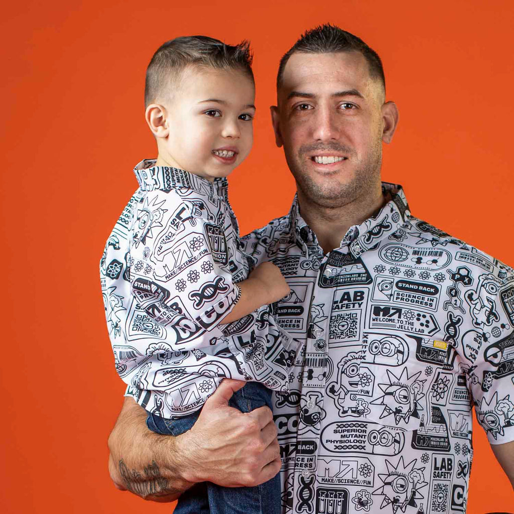RSVLTS Zero Days Without Accident Preschool KUNUFLEX Short Sleeve Shirt — front view