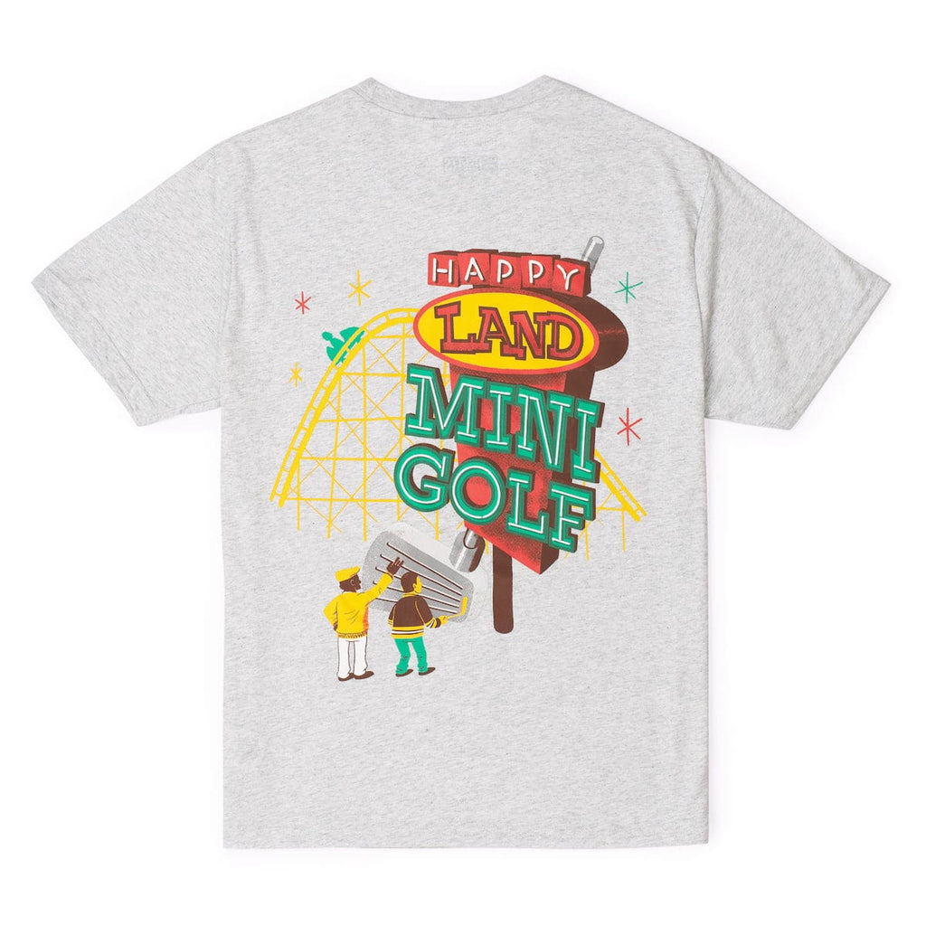 RSVLTS Happy Land Mini Golf Crewneck Tee — front view