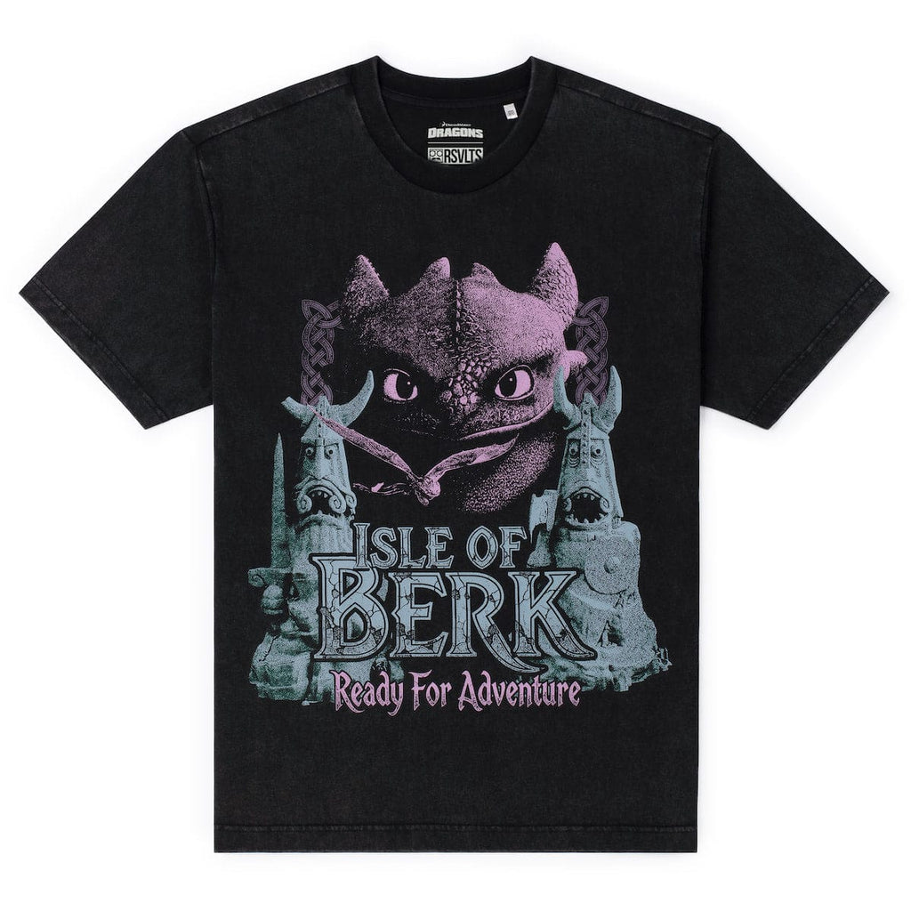 RSVLTS Isle of Berk Vintage Crewneck Tee — front view