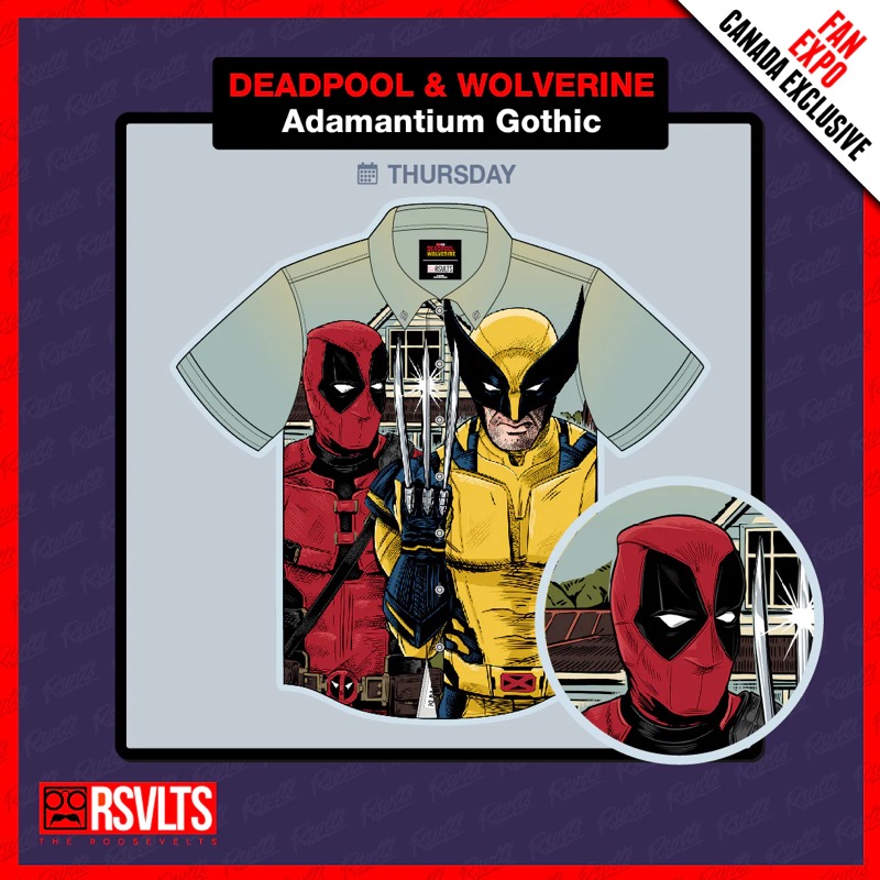 RSVLTS Adamantium Gothic KUNUFLEX Short Sleeve Shirt — front view