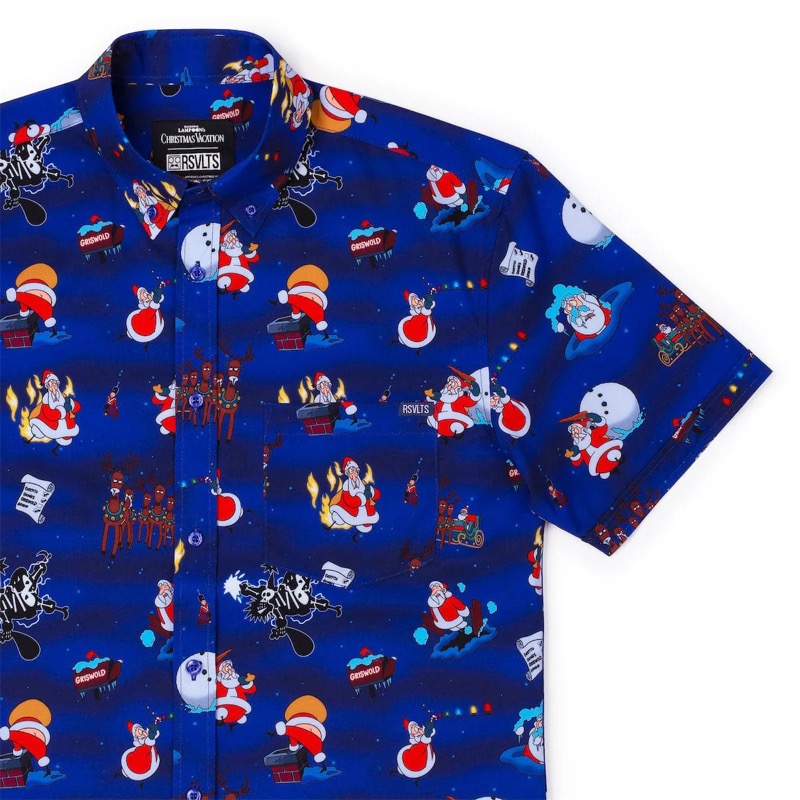 RSVLTS Opening Credits KUNUFLEX Short Sleeve Shirt — front view