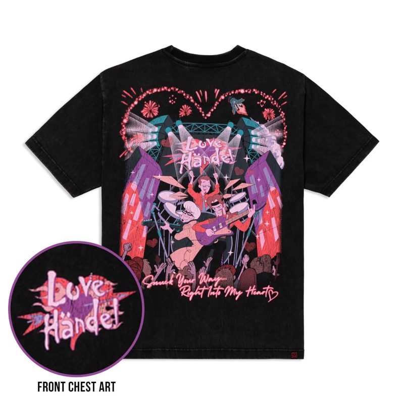 RSVLTS Love Händel Crewneck Tee — front view