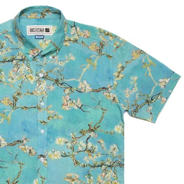RSVLTS Almond Blossom KUNUFLEX Short Sleeve Shirt — front view