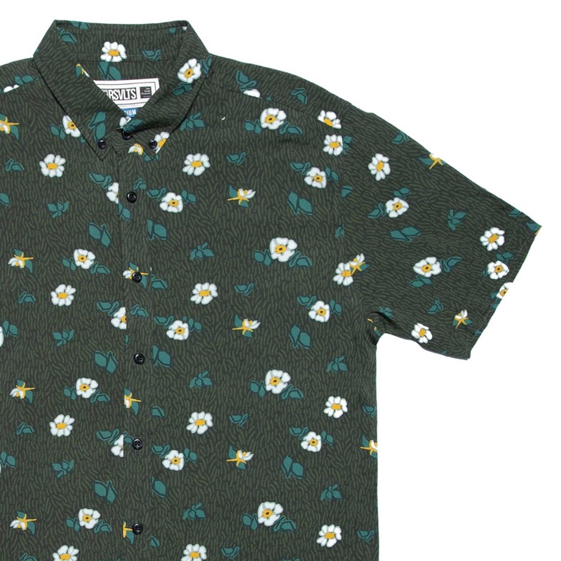 RSVLTS Wild Roses KUNUFLEX Short Sleeve Shirt — front view