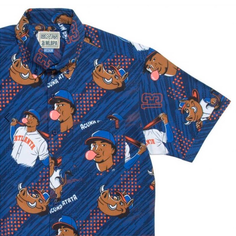 RSVLTS Ronald Acuña Acuna Matata KUNUFLEX Short Sleeve Shirt — front view