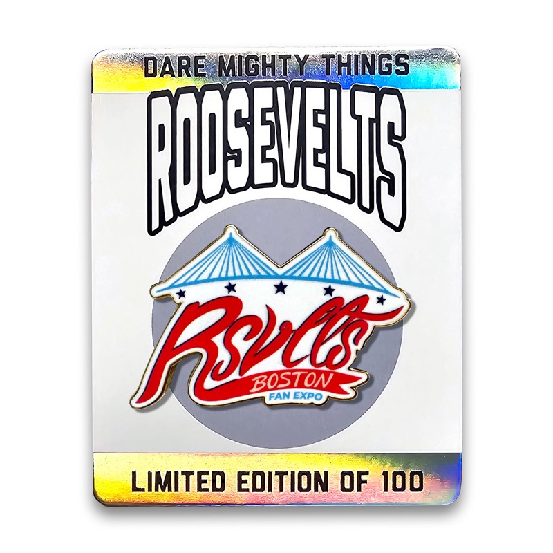 RSVLTS Rsvlts Boston Fan Expo Enamel Pin — front view