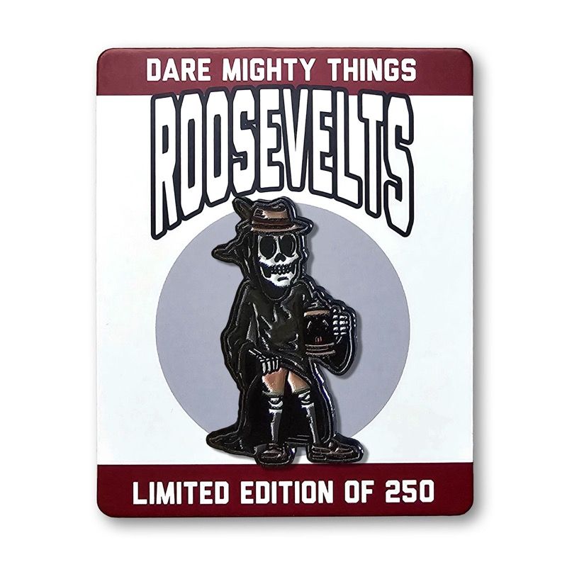 RSVLTS Reaper’S Delight Cheers Enamel Pin — front view