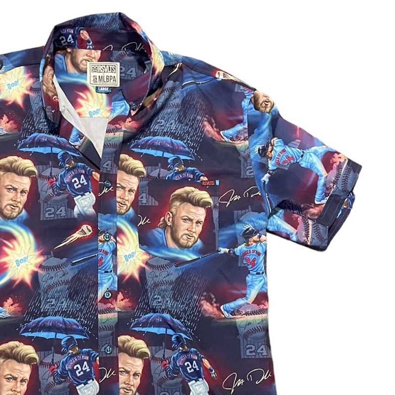 RSVLTS Josh Donaldson Bringer Of Rain KUNUFLEX Short Sleeve Shirt — front view