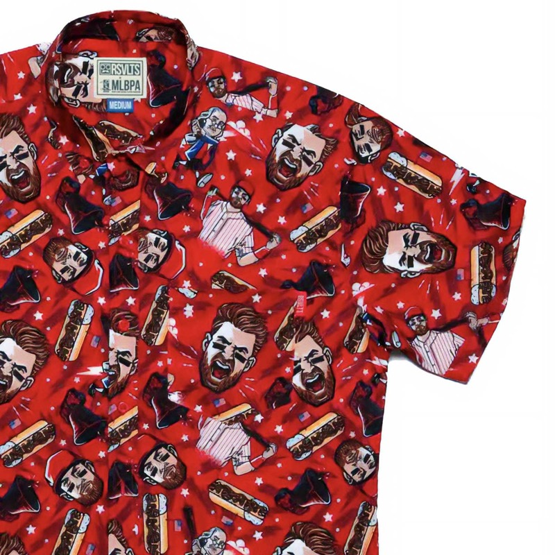 RSVLTS Bryce Harper Ring The Bell KUNUFLEX Short Sleeve Shirt — front view