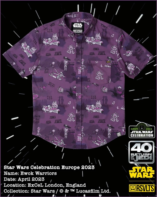 RSVLTS Ewok Warriors London Colorway KUNUFLEX Short Sleeve Shirt — detail 2