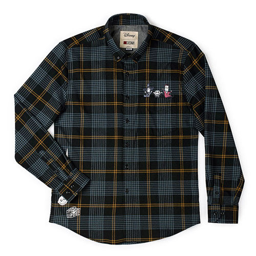 RSVLTS Lock, Shock and Barrel BorlandFlex Long Sleeve Flannel in Blue — detail 3