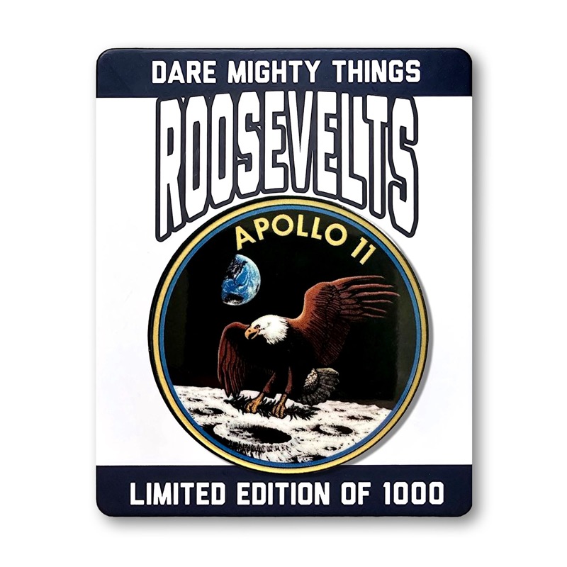 RSVLTS Legacy Apollo (Apollo 11) Enamel Pin in Multicolor — front view