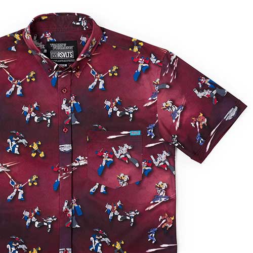 RSVLTS Heavy Metal War KUNUFLEX Short Sleeve Shirt — detail 2