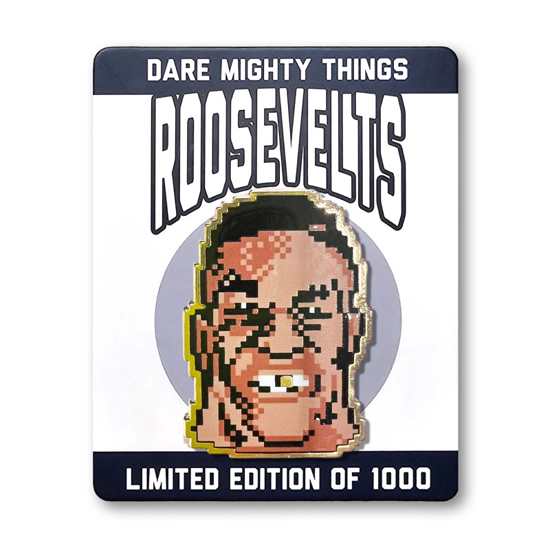 RSVLTS Punch Out (Mike Tyson) Enamel Pin in Multicolor — front view