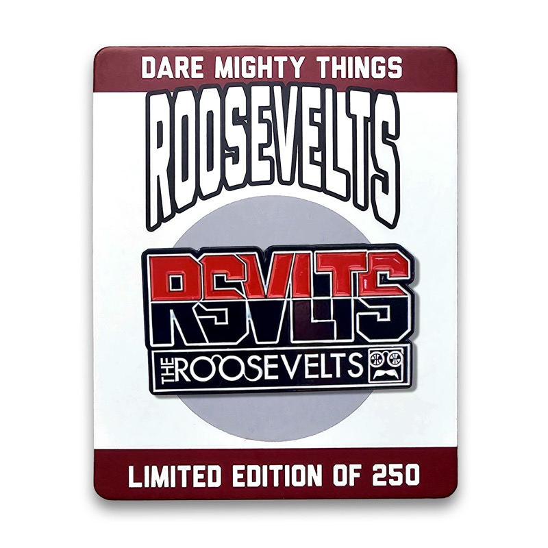 RSVLTS RSVLTS (WNBA) Enamel Pin in Brown/Tan — front view