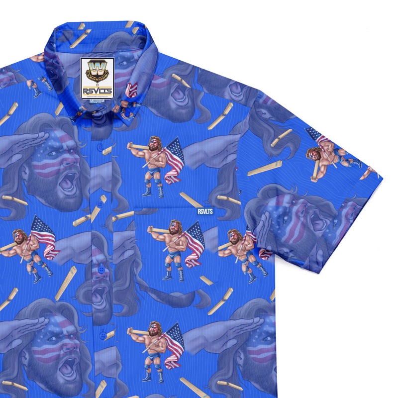 RSVLTS Summer Slam ’89 KUNUFLEX Short Sleeve Shirt — front view