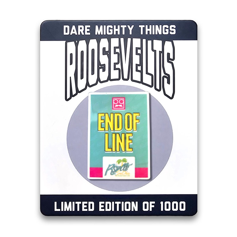 RSVLTS End Of Line San Diego Comic Con Enamel Pin — front view