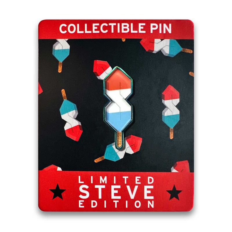 RSVLTS Stephen Gebhardt Pop Holo Enamel Pin — front view