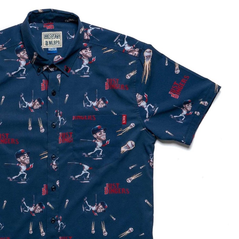 RSVLTS J.D. Martinez Just Dingers KUNUFLEX Short Sleeve Shirt — front view