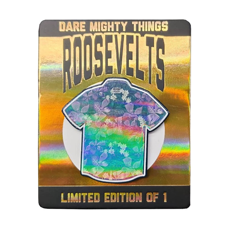 RSVLTS South Carolina Meetup 2024 Holo Enamel Pin — front view