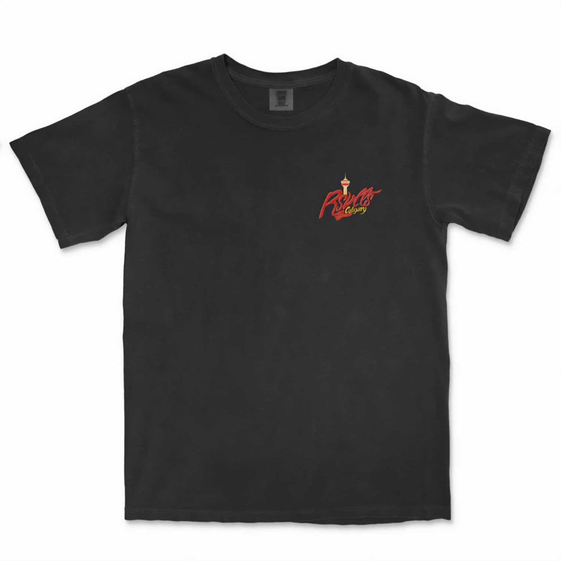 RSVLTS RSVLTS Calgary City Tee Crewneck Tee in Black — detail 2