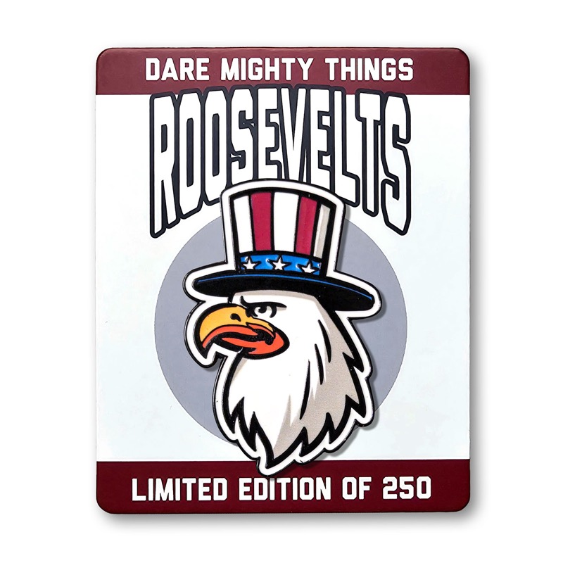 RSVLTS Grills Chills & Bills Uncle Sam Enamel Pin — front view