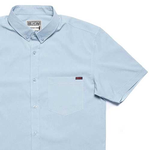 RSVLTS Heather Polar KUNUFLEX Short Sleeve Shirt — detail 2