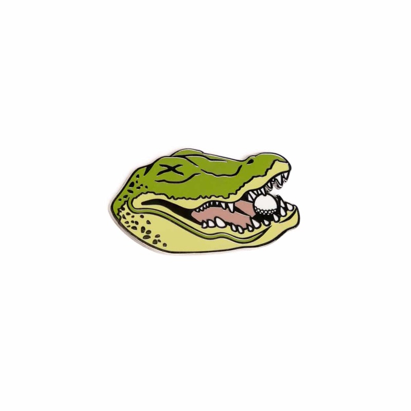 RSVLTS One Eyed Gator Golf Ball Marker — front view
