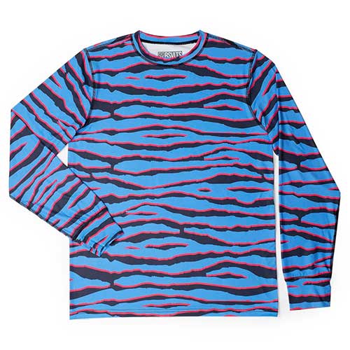 RSVLTS Wild America Crewneck Tee in Blue — detail 2