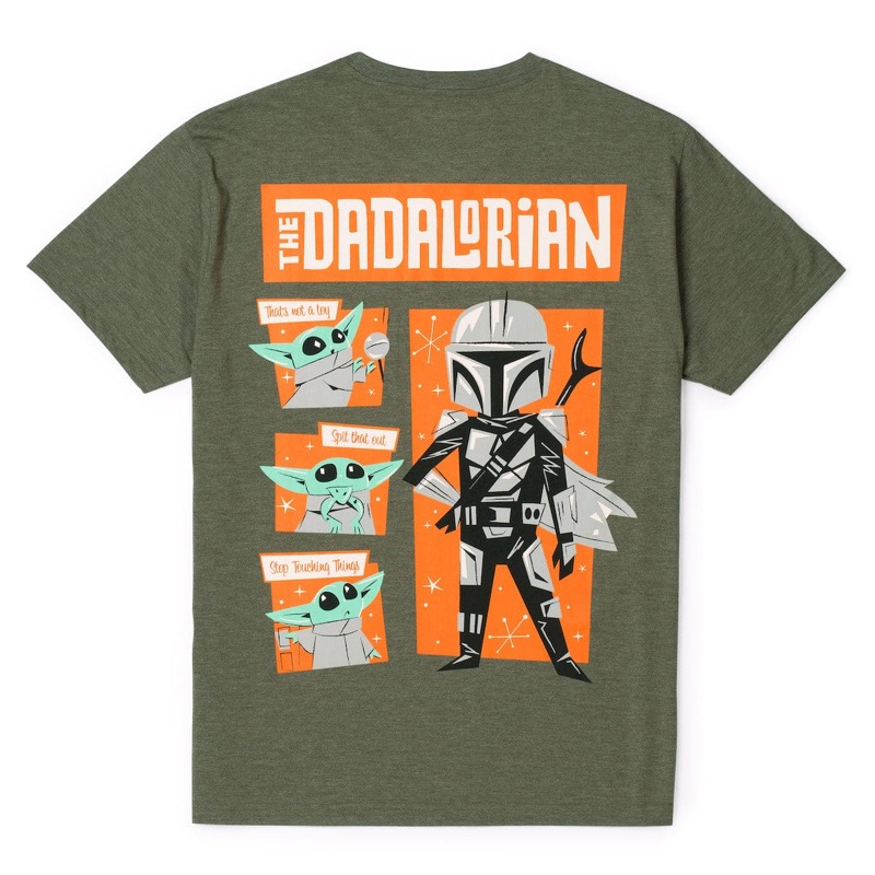 RSVLTS The Dadalorian Crewneck Tee in Green — front view