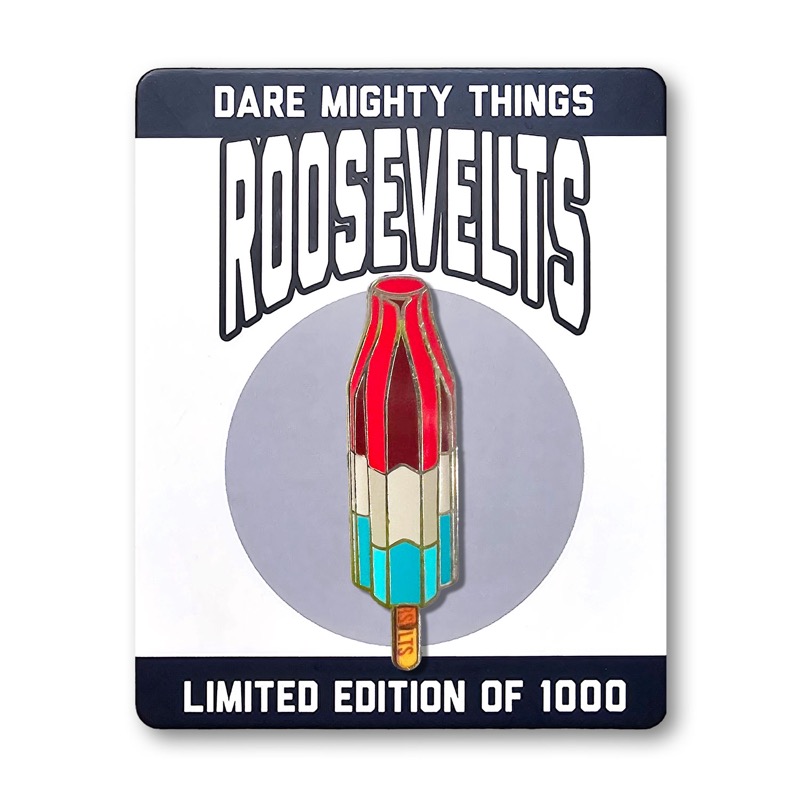 RSVLTS America Pops (Bomb Pops) Enamel Pin in Multicolor — front view