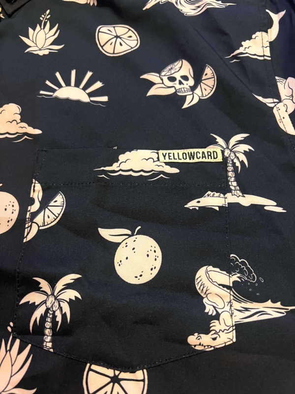 RSVLTS Flat Art KUNUFLEX Short Sleeve Shirt in Black — detail 3