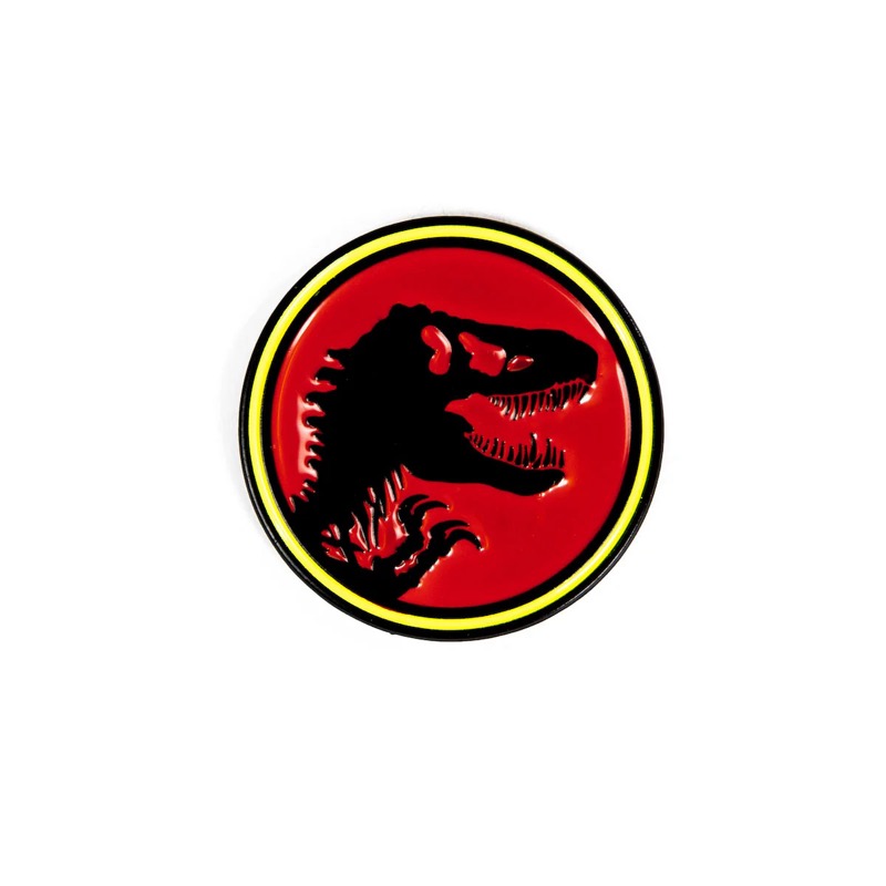 RSVLTS Jurassic Park Logo Golf Ball Marker in Multicolor — front view