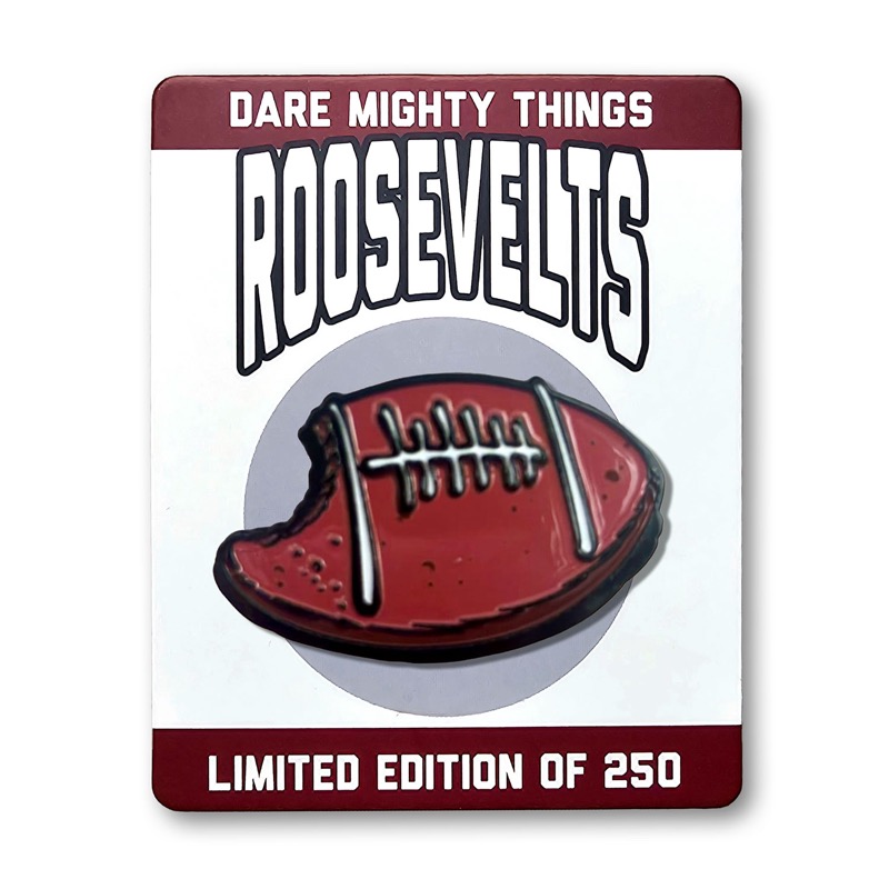 RSVLTS Psychoville Laces Out Enamel Pin — front view