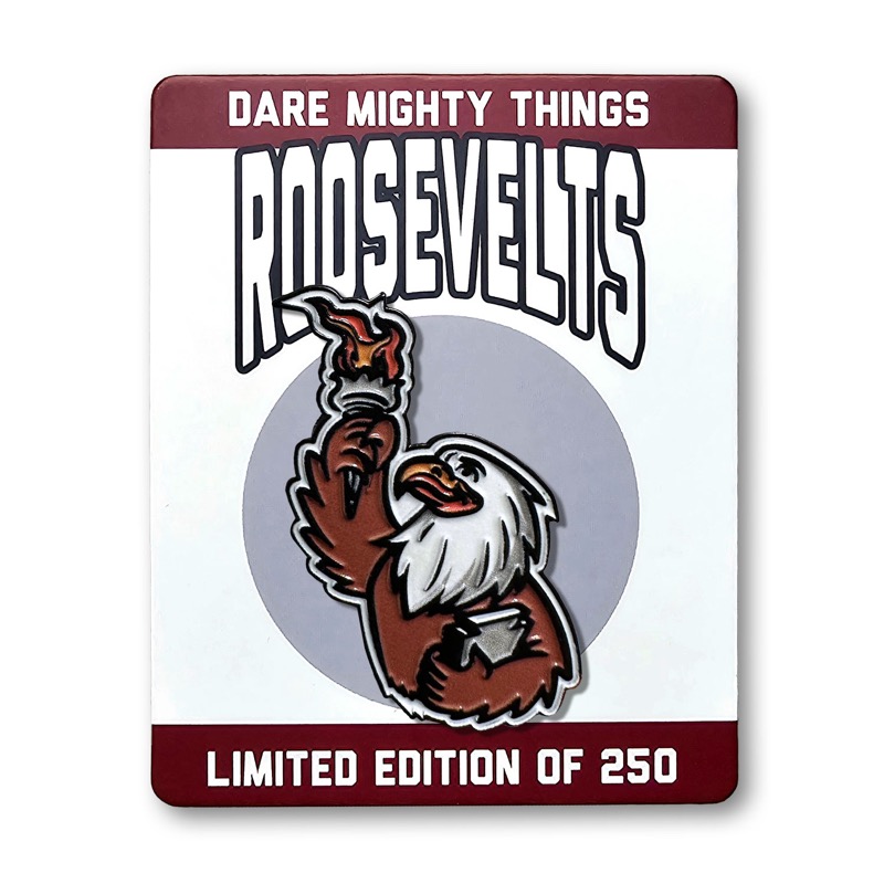 RSVLTS Grills Chills & Bills Created Equal Enamel Pin — front view