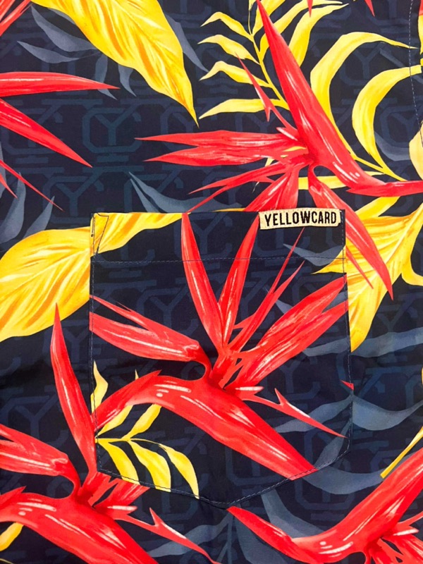 RSVLTS Yellowcard Floral KUNUFLEX Short Sleeve Shirt in Black — detail 2
