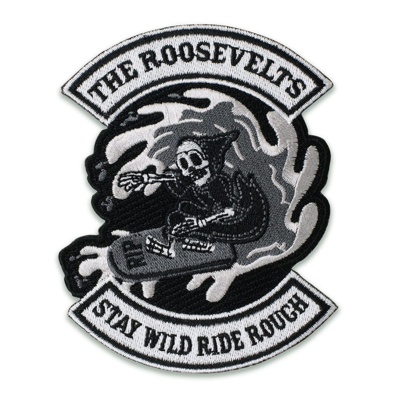 RSVLTS Surfing Reaper Patch — front view