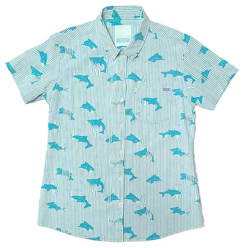 RSVLTS Shark Reversed KUNUFLEX Short Sleeve Shirt — detail 2