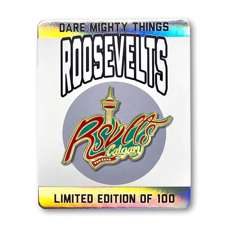 RSVLTS RSVLTS Calgary Fan Expo Enamel Pin in Multicolor — front view