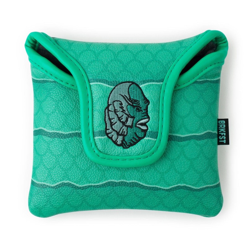 RSVLTS Gill Man (Mallet) Mallet Headcover in Teal — front view